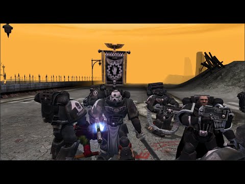 Unification Mod 2021 \ Iron Hands,  Imperial Guard & Dark Angels vs Orks ! \ DOW: Soulstorm.