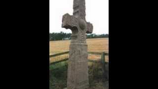 preview picture of video 'Dupplin Cross Pictish Stone Dunning Perthshire Scotland'