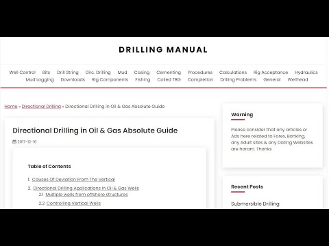 Drilling Manual | Directional Drilling Guide In Oil & Gas