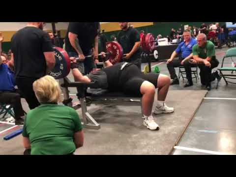 Craig Hoffer 474lb IPL Masters bench press world record