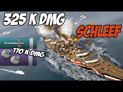 Schleef - 325kK DMG with 170k of that non main battery