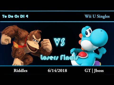 TDODI 4 Losers Finals - Riddles (Donkey Kong) vs GT | Jboss (Yoshi)