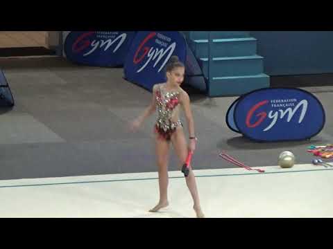 Anna KHUTSISHVILI massues - 2019 Championnat de France Créteil AA (junior Elite)