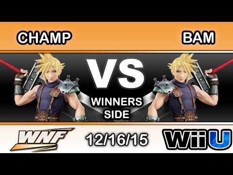 WNF S4E9 – 2GG SCB | Champ (Cloud) Vs. DP | BAM (Cloud) Winners Side - Smash Wii U