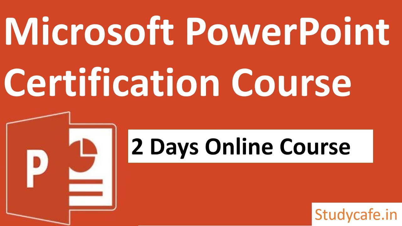 Powerpoint Certification Course by Studycafe
