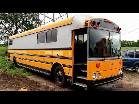 40 ft Bus Roof Raise Transition - Shop Ready For Our New Carpenter