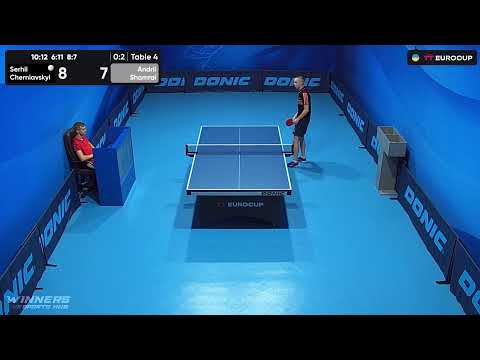 15:30 Serhii Cherniavskyi - Andrii Shamrai 21.07.2023 TT Euro.Cup Ukraine Star. Table 4
