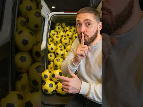I Filled My Dad’s Van With Footballs
