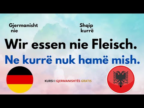 18 Fjale dhe shprehje Gjermanisht - Shqip Pjesa 5