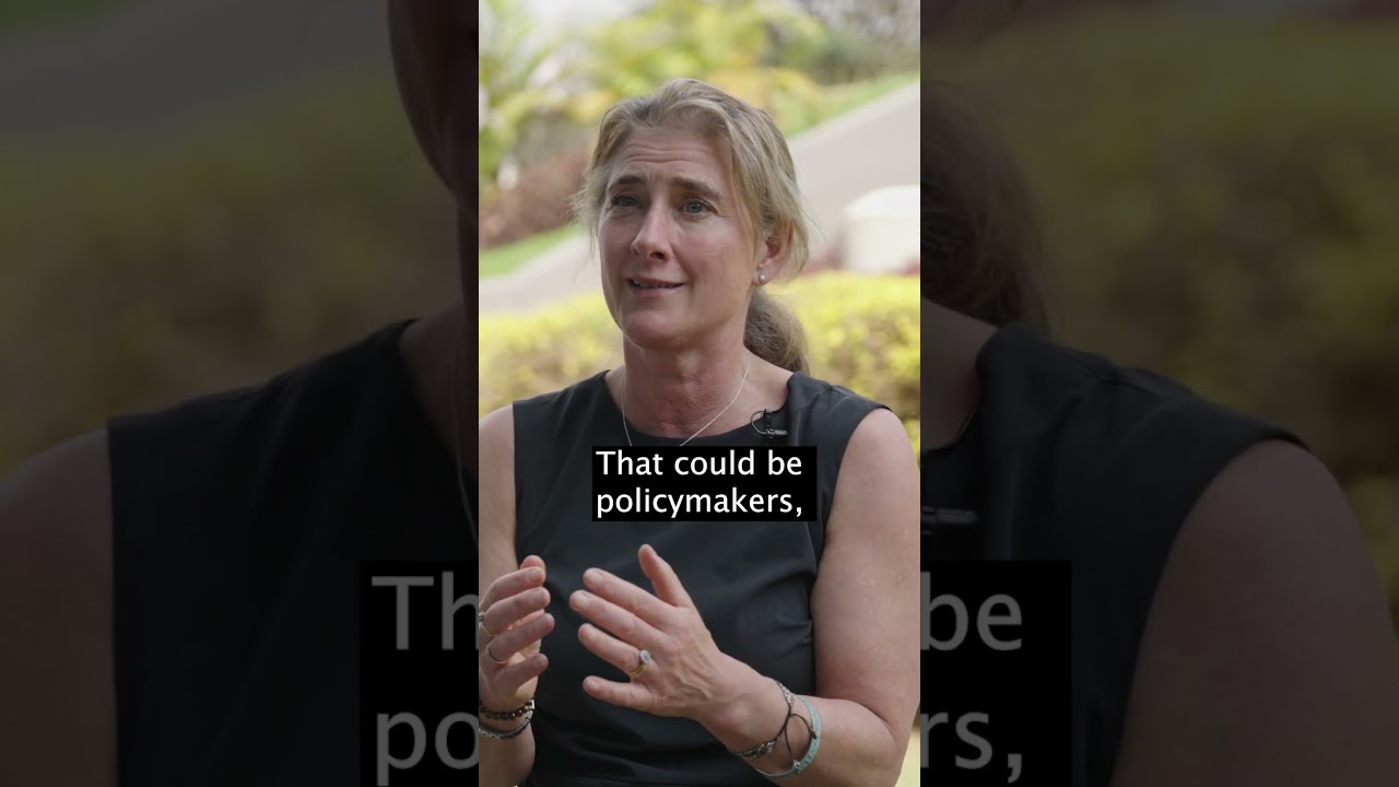 Prof. Trudie Lang: 'Research has to happen in an ecosystem.'