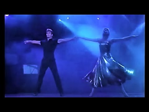 Patrick Swayze & Wife Lisa Niemi Dance - The World Music Awards To Whitney Houston HD Classic Legend