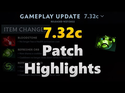 Dota 2 Patch 7.32c Highlights