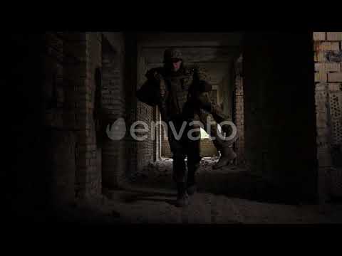 Army Soldier Saving Life of Injured Brother in Arms | Stock Footage - Envato elements