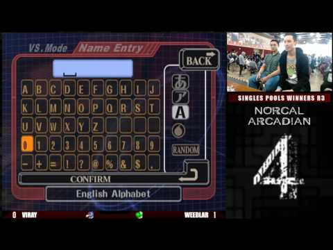 NorCal Arcadian 4 Singles Pools Winners R3 Viray (Falco) vs Weedlar (Yoshi)
