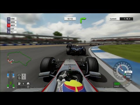 FORMULA ONE CHAMPIONSHIP EDITION-JUAN MONTOYA/McLAREN/SILVERSTONE/GAMEPLAY PS3