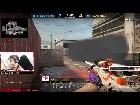 rain Insane 1v4 Clutch Vs Og esports POV #csgo #rain #twistzz #ropz #karrigan #faze #og