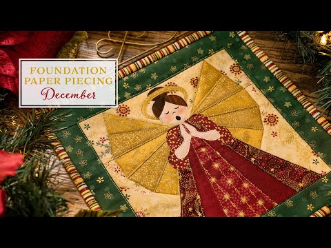 Foundation Paper Piecing Series - December | a Shabby Fabrics Tutorial