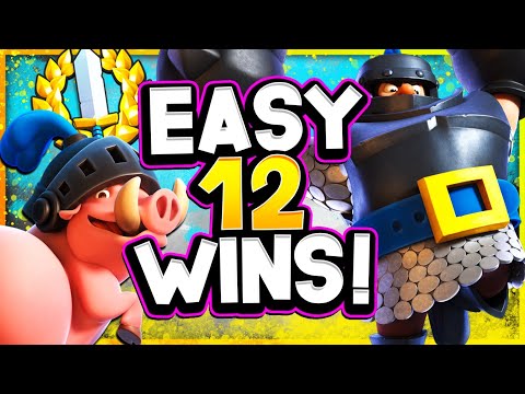 12-0 GRAND CHALLENGE with NEW MEGA KNIGHT DECK! - CLASH ROYALE