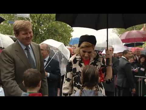 Koninginnedag 2010: Aankomst koningin  in Wemeldinge