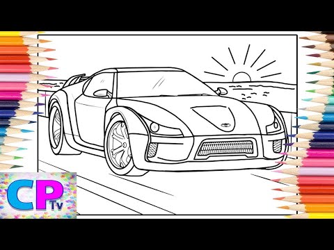 Toyota Supra Coloring Pages/Coloring Toyota Car/Leat'eq - Sunrise [NCS Release]