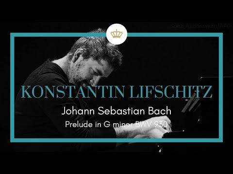 Johann Sebastian Bach: Prelude G Minor BWV 930, Konstantin Lifschitz