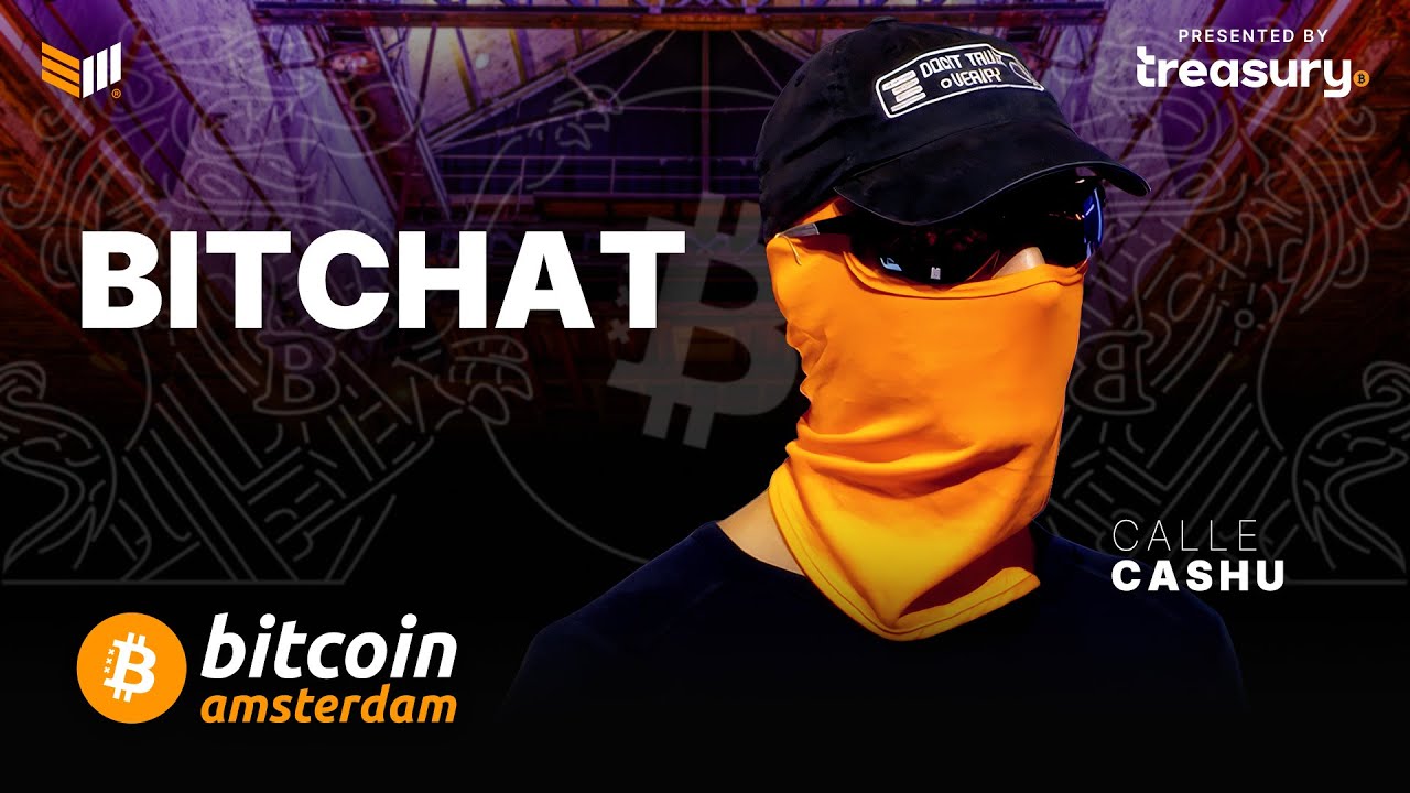 Bitchat Demo: Calle Cashu at Bitcoin Amsterdam 2025