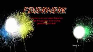 preview picture of video 'Feuerwerk beim Parkfest Velbert'