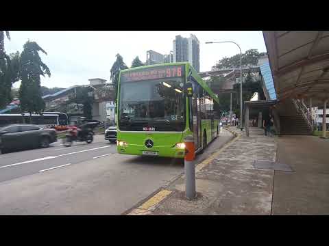SMB86M on Service 976 departing bus stop 44141