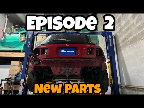 1992 Honda Civic VX Build Project - New Parts | Front End Installs | HKS Exhaust (Episode 2)