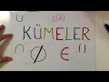 6. Sınıf  Matematik Dersi  Kümeler Merhaba arkadaşlar, 6. sınıf kümeler konusu tüm detayları ile anlatılmıştır. Soru çözümleri ve daha fazlası videomuzda.. konu anlatım videosunu izle