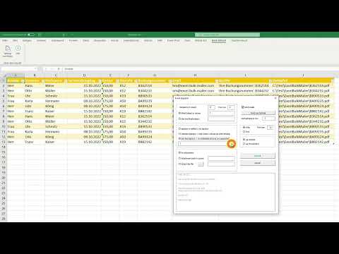 Excel Bulk Mailer - Narzędzie programowe programu Excel do masowego wysyłania wiadomości e-mail