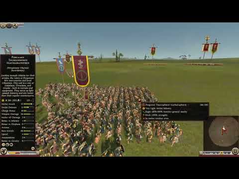 Diadochi Tourney: Pergamon vs Egypt battle 2