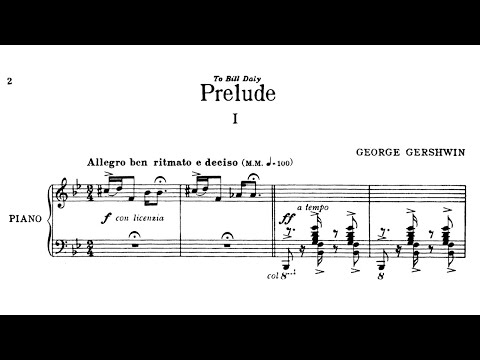 George Gershwin - Prelude No. 1 (Piano Solo)