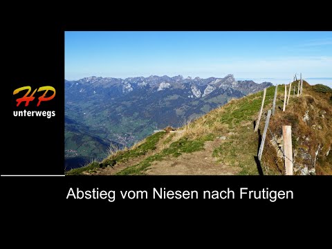 Von Niesen Kulm bis Frutigen hinunter