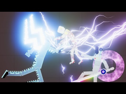 Electro Droids vs Dubstep Robot vs Tech Droids - People Playground 1.21.3