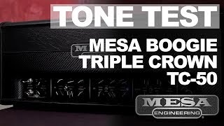 Video thumbnail for JOHN BROWNE | MESA BOOGIE TRIPLE CROWN TC-50 CLASSIC METAL by John Browne