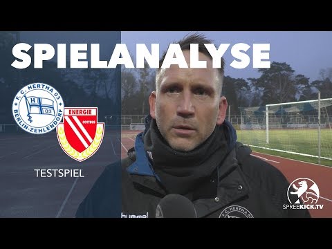 Spielanalyse | FC Hertha 03 Zehlendorf - FC Energie Cottbus (Testspiel)