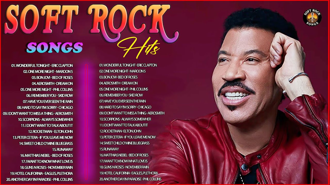 Lionel Richie, Phil Collins, Elton John, Bee Gees, Eagles, Foreigner ♫  Soft Rock Songs 70s,80s,90s