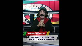 ALCIONE E BELO FAZEM FIASCO COM O HINO