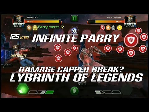 Rank 5/65 Starlord VS Lybrinth StarLord - infinite parry | Marvel Contest of Champions
