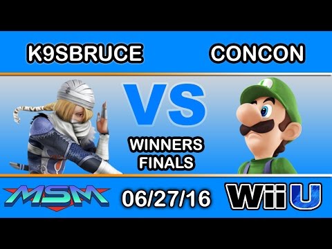 MSM 56 - NIPS | K9sbruce (Sheik) Vs. SS | Mr. ConCon (Luigi) Winners Finals - Smash Wii U