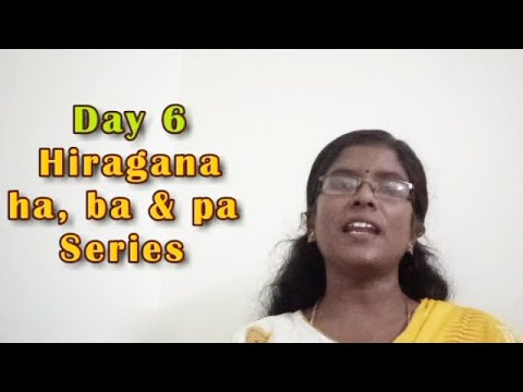 How to write HA , BA & PA series alphabets in Japanese -10 Days Hiragana Challenge - Day 6