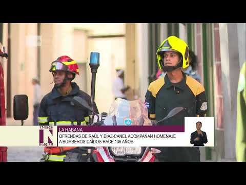 Cuba honra a sus héroes del fuego en La Habana