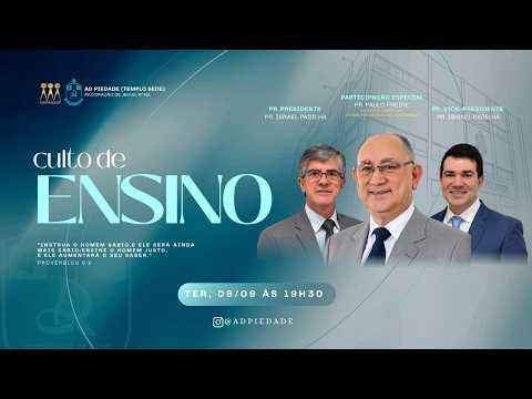 Culto de Ensino - Ao Vivo - AD Piedade 08/09/2026