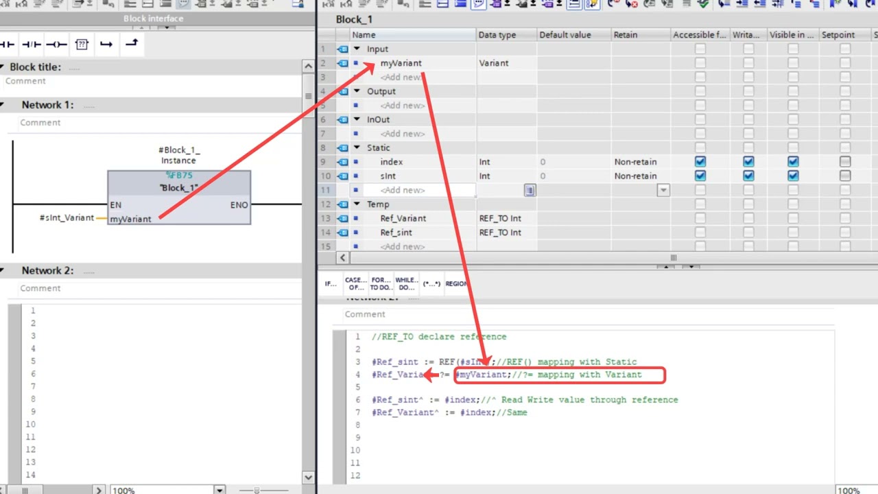 Refercense Basic information about references REF() ?= ^= Variant