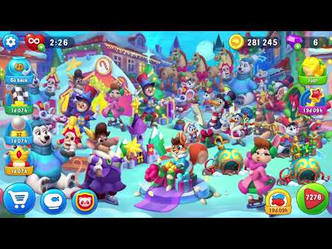 Fishdom 7276 Hard Level - 17 moves - NO BooSTERS