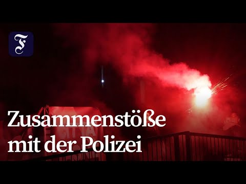 Protest gegen Olympia in Mailand