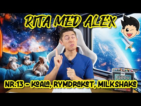 Rita med Alex - Nr13 [Koala, Rymdraket, Milkshake]