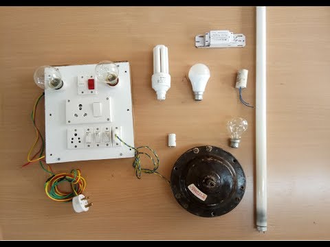 How to check Tube Light, Choke, Starter, Capacitor, CFL, Bulb, by using Series Test|||parallel test Video