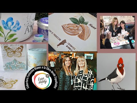 Manos a la Obra Tv Programa 26 Pintura - Pintura Decorativa  - Expo Hobby Mega Show